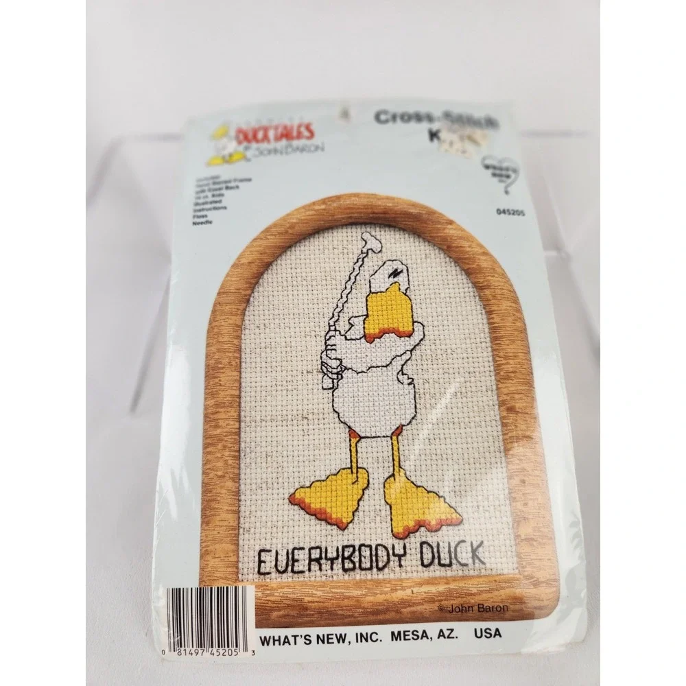 Vintage Lot‎ Suzy's Zoo Counted Cross Stitch Kit Duck John Baron Golf Ducktales